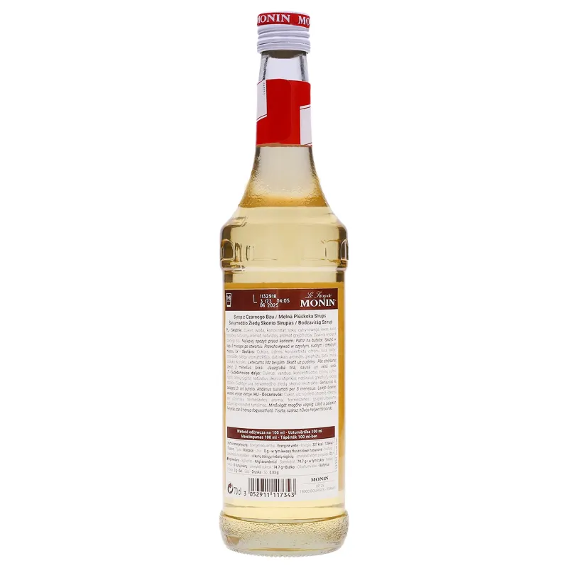 Syrop Monin Elderflower o smaku kwiatów czarnego bzu 700 ml