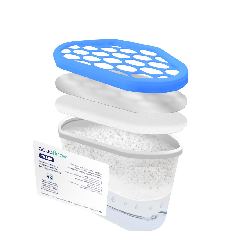 Pochłaniacze wilgoci Aquafloow Filler 3x600ml bezzapachowe Pochłaniacze wilgoci Aquafloow Filler 3x600ml bezzapachowe