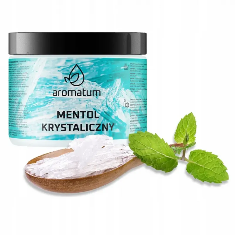 Mentol krystaliczny Aromatum, kryształki do sauny i kąpieli 100 g