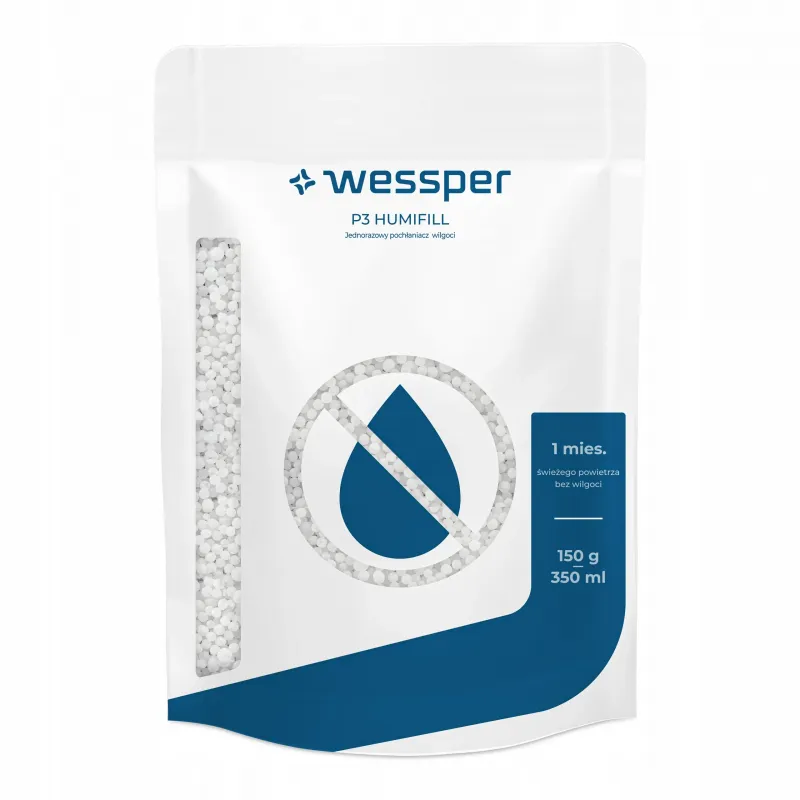 Jednorazowy pochłaniacz wilgoci Wessper P3 Humifill 9x150 g