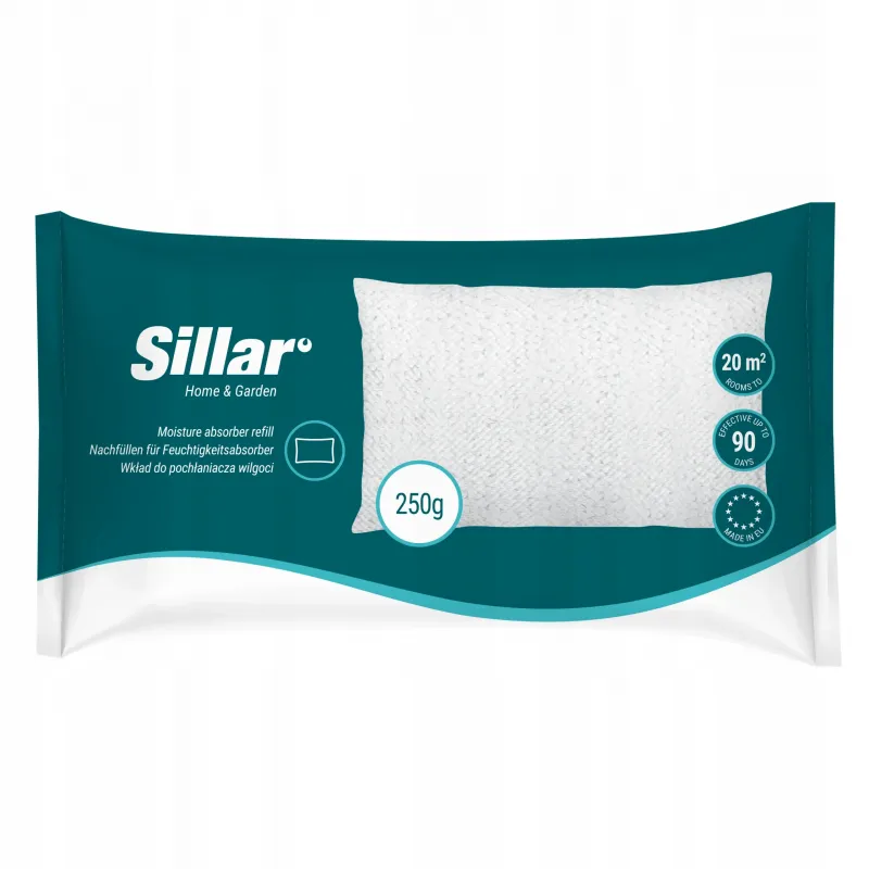 Wkłady do pochłaniacza wilgoci Sillar 250 g - 15 szt. Wkłady do pochłaniacza wilgoci Sillar 250 g - 15 szt.