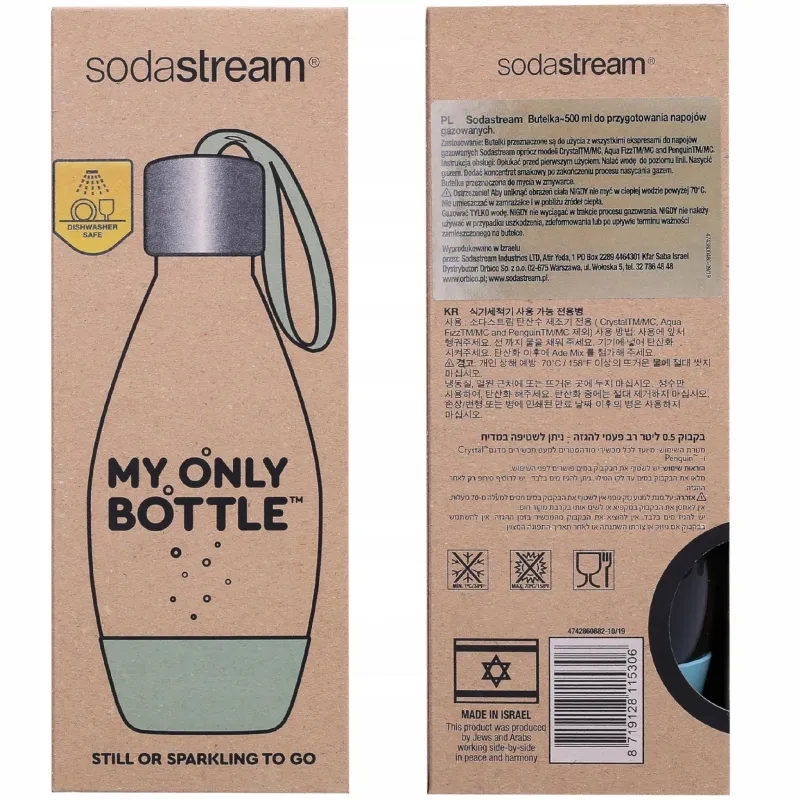 Butelka My Only Bottle SodaStream do saturatora, błękitna 500 ml