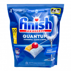 Kapsułki do zmywarki Finish Quantum All In 1 Lemon (cytrynowe) 120 szt.