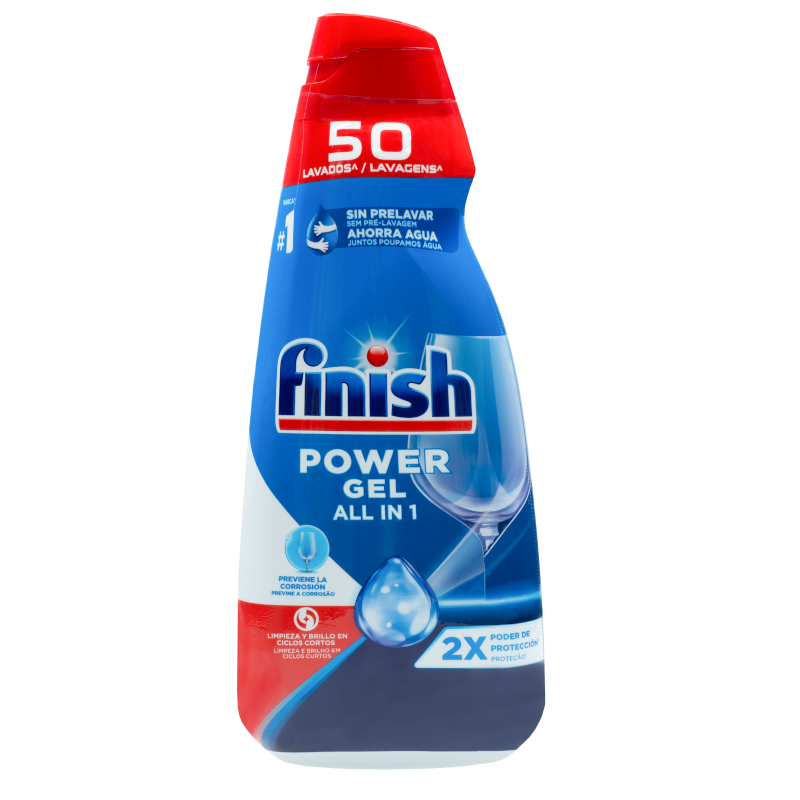 Finish All-in-1 Max Power Gel - żel do mycia naczyń w zmywarce 1000 ml