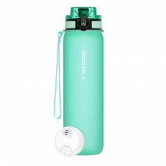 Butelka filtrująca Wessper B4 500 ml Tritan BPA Free miętowa – bidon z filtrem do wody