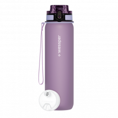 Butelka filtrująca Wessper B4 500 ml Tritan BPA Free lawendowa – bidon z filtrem do wody