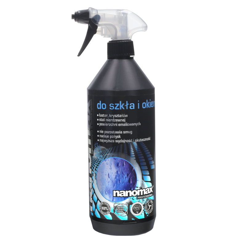 Płyn do czyszczenia szkła i okien Nanomax 1000 ml