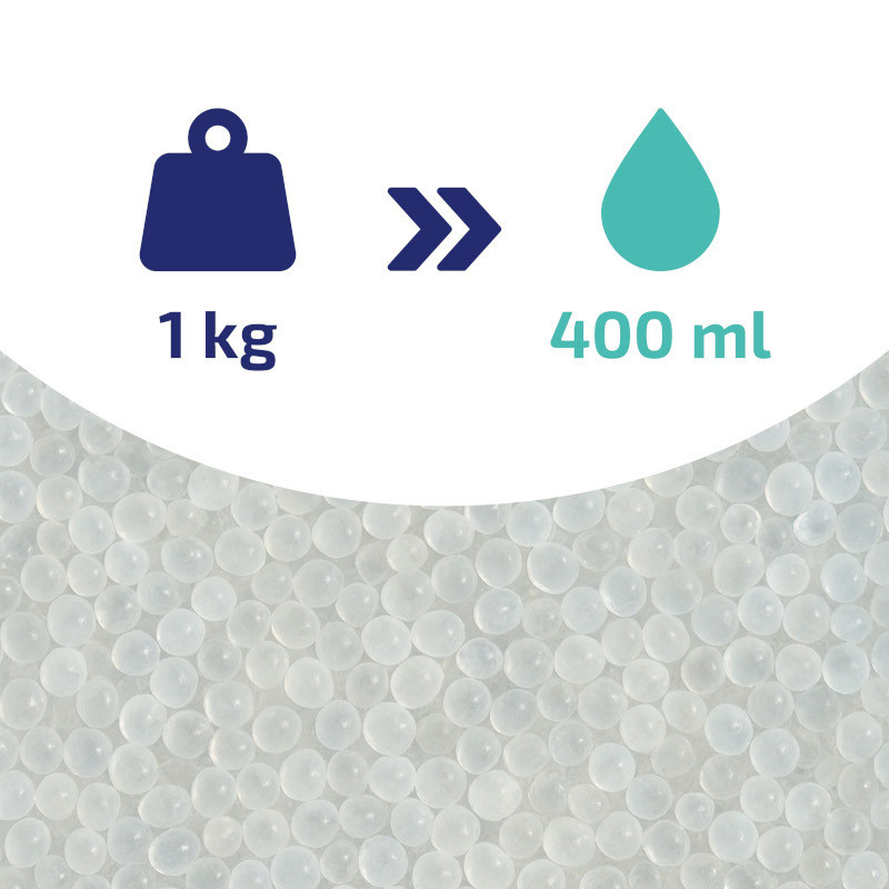 Żel krzemionkowy Aquafloow Silicagel, pochłaniacz wilgoci 1 kg