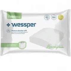 Uniwersalna tabletka (kostka) Wessper Cubemax o zapachu trawy cytrynowej do pochłaniacza wilgoci - 10 sztuk