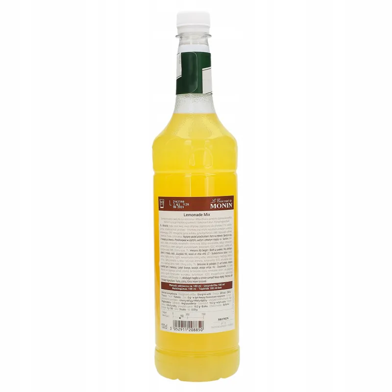 Syrop Monin Lemonade Mix koncentrat, baza do lemoniady 1000 ml