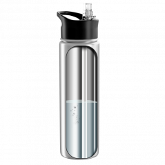 Butelka termiczna Wessper Activemax Steeline ze stali nierdzewnej, srebrna 700 ml