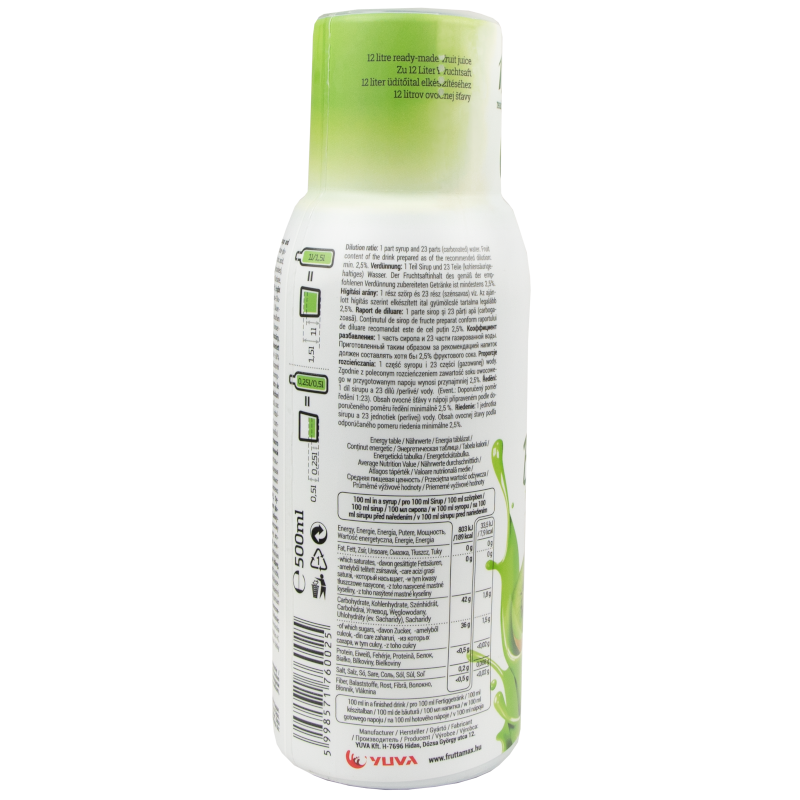 Syrop (koncentrat) FruttaMax Kiwi do saturatora 500ml Syrop (koncentrat) FruttaMax Kiwi do saturatora 500ml