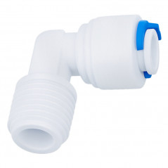 Szybkozłączka, złączka kolanko 1/4'' ODx 1/4'' do systemów odwróconej osmozy