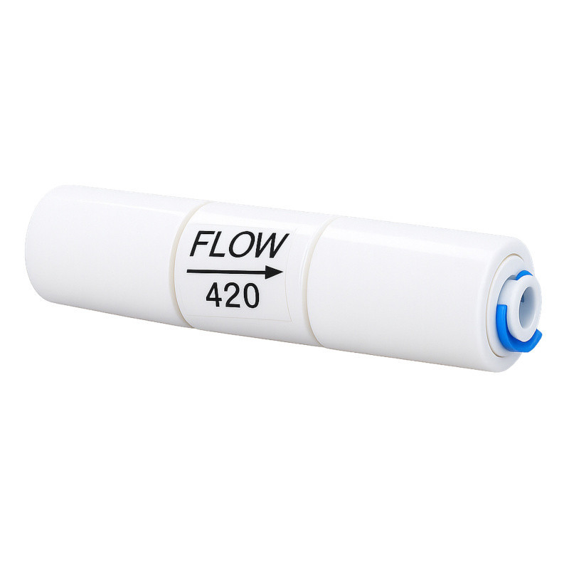 Ogranicznik przepływu wody 420 Flow 75 GPD 2x 1/4" QC do systemów odwróconej osmozy RO Ogranicznik przepływu wody 420 Flow 75 GPD 2x 1/4" QC do systemów odwróconej osmozy RO