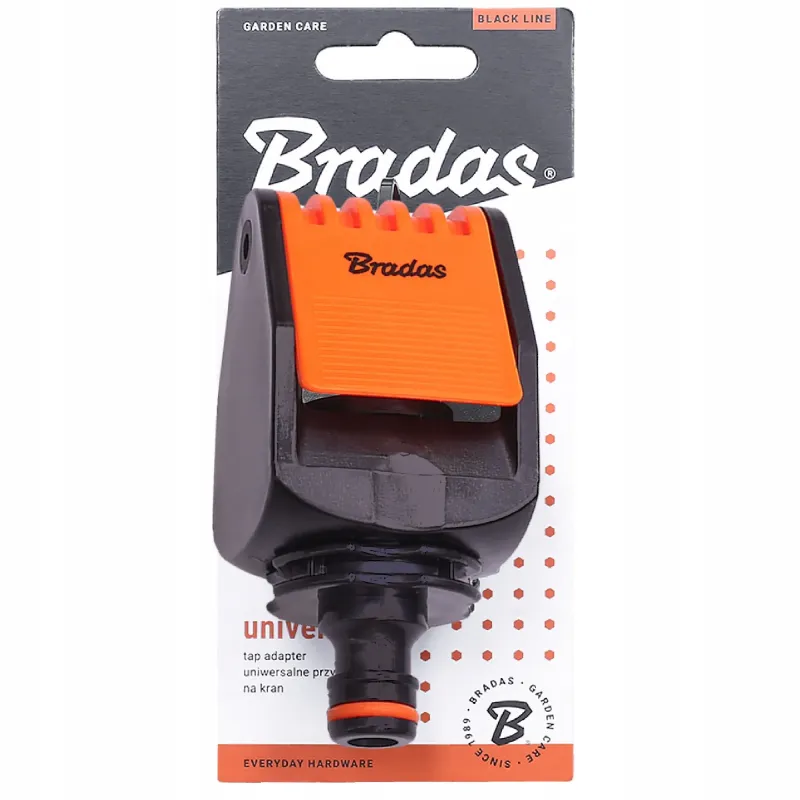 Uniwersalne przyłącze Bradas Black Line ECO-4124 na kran prosty