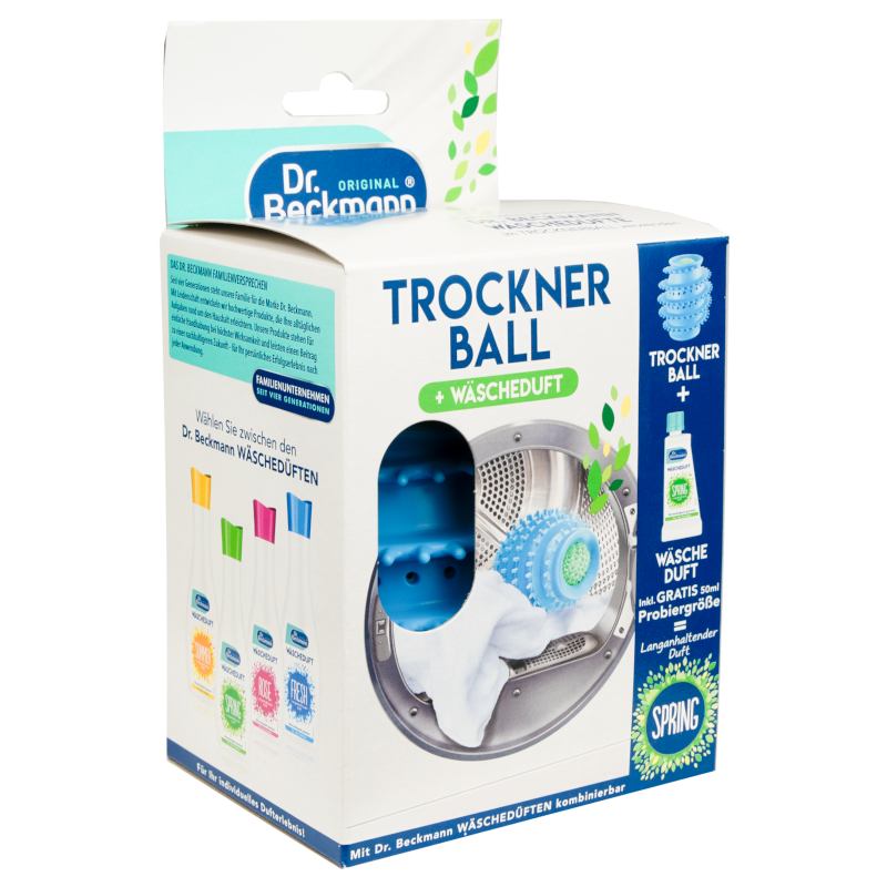 Dr. Beckmann Kula do suszarek + perfumy do prania 50 ml