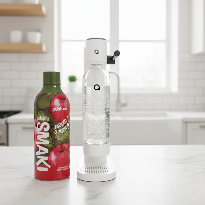 Syrop (koncentrat) Jabłko i Mięta do saturatora Dafi Pushair 500 ml Syrop (koncentrat) Jabłko i Mięta do saturatora Dafi Pushair 500 ml