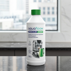 Naturalny środek do usuwania kamienia, odkamieniacz AquaFloow Descaler Green do ekspresu, czajnika 500 ml