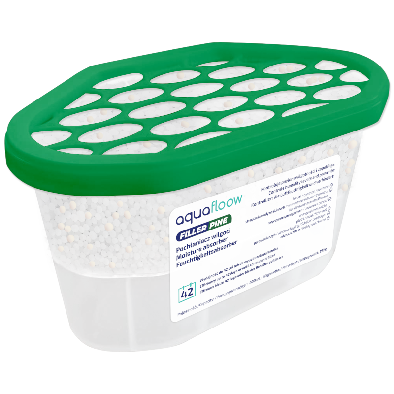 Pochłaniacz wilgoci Aquafloow Filler Pine o zapachu sosny 400 ml