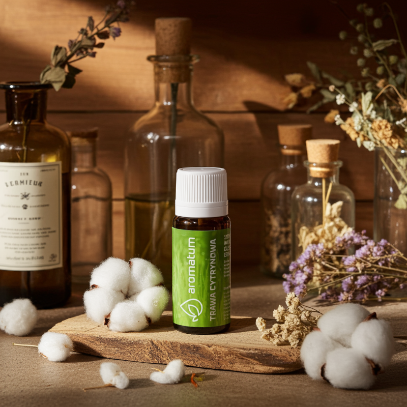 Naturalny olejek eteryczny trawa cytrynowa Aromatum 12 ml Naturalny olejek eteryczny trawa cytrynowa Aromatum 12 ml