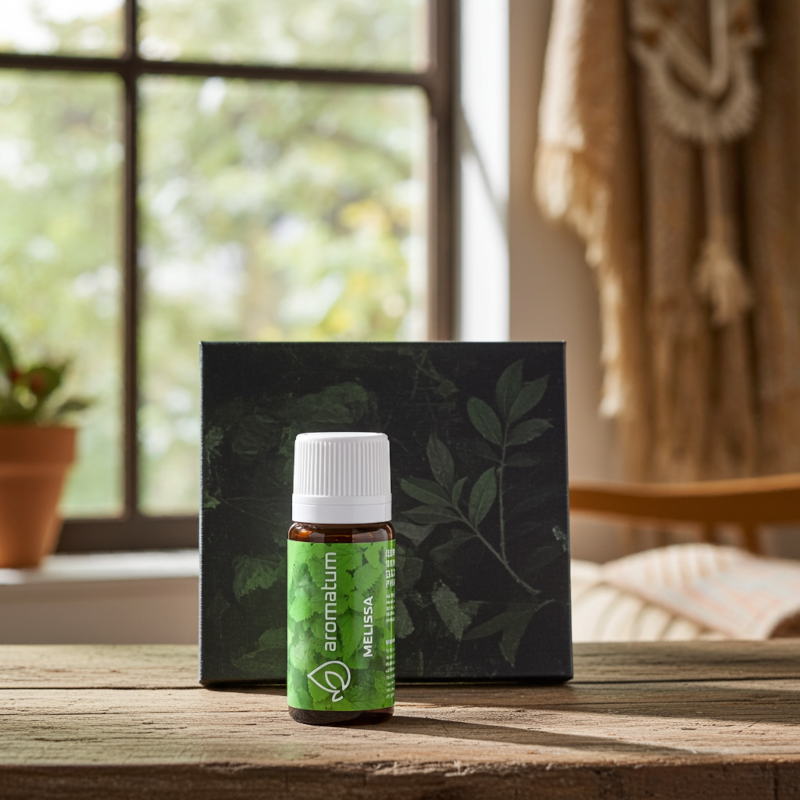 Naturalny olejek eteryczny melisa Aromatum 12 ml Naturalny olejek eteryczny melisa Aromatum 12 ml