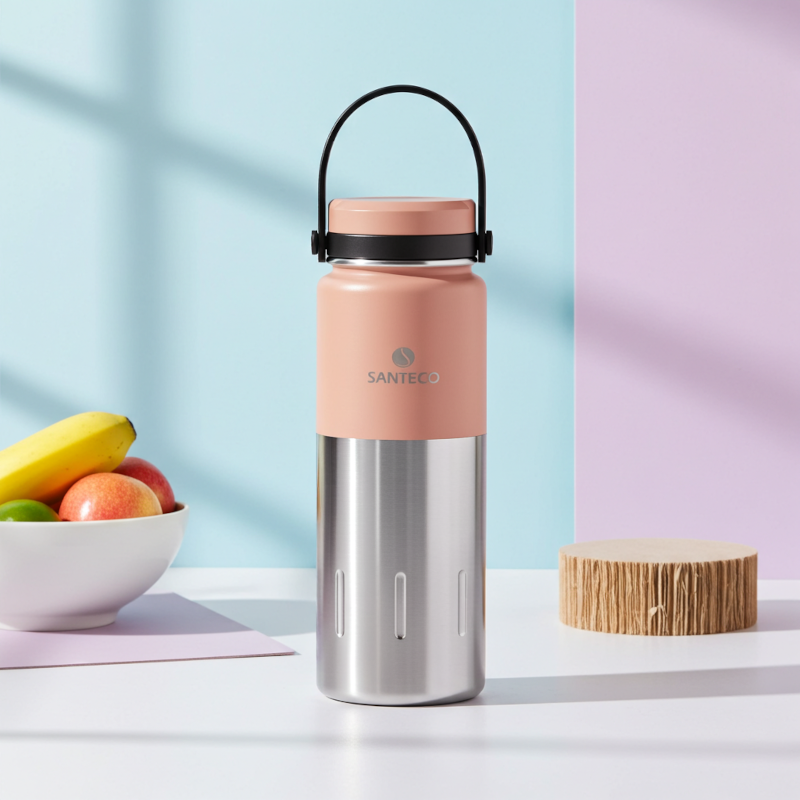 Butelka termiczna Santeco Koya różowa 500 ml