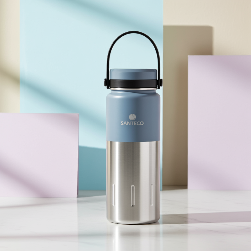 Butelka termiczna Santeco Koya szara 500 ml