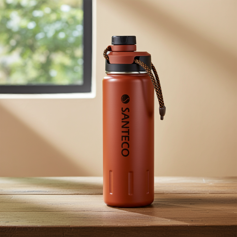 Butelka termiczna Santeco Ktwo czerwona 710 ml