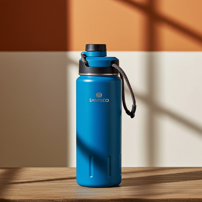 Butelka termiczna Santeco Ktwo niebieska 710 ml
