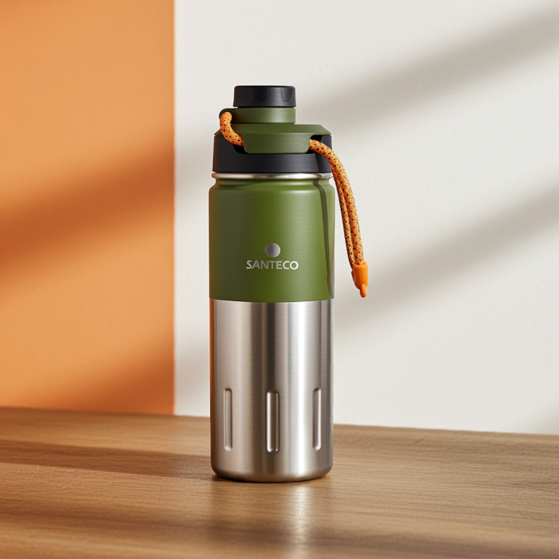 Butelka termiczna Santeco Ktwo zielona 500 ml