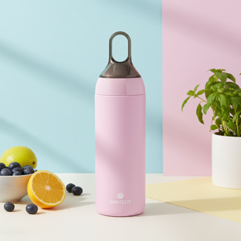 Butelka termiczna Santeco Yoga różowa 500 ml