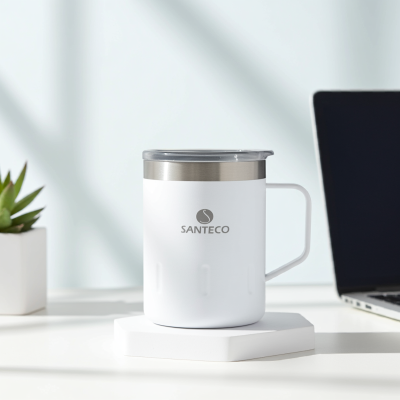 Kubek termiczny Santeco Kemi II biały 350 ml