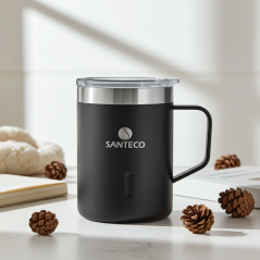 Kubek termiczny Santeco Kemi II czarny 350 ml