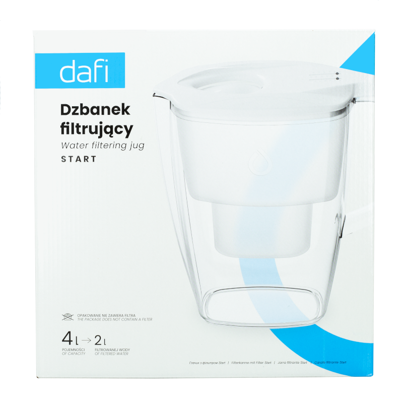 Dzbanek filtrujący Dafi Start 4 l, biały Dzbanek filtrujący Dafi Start 4 l, biały