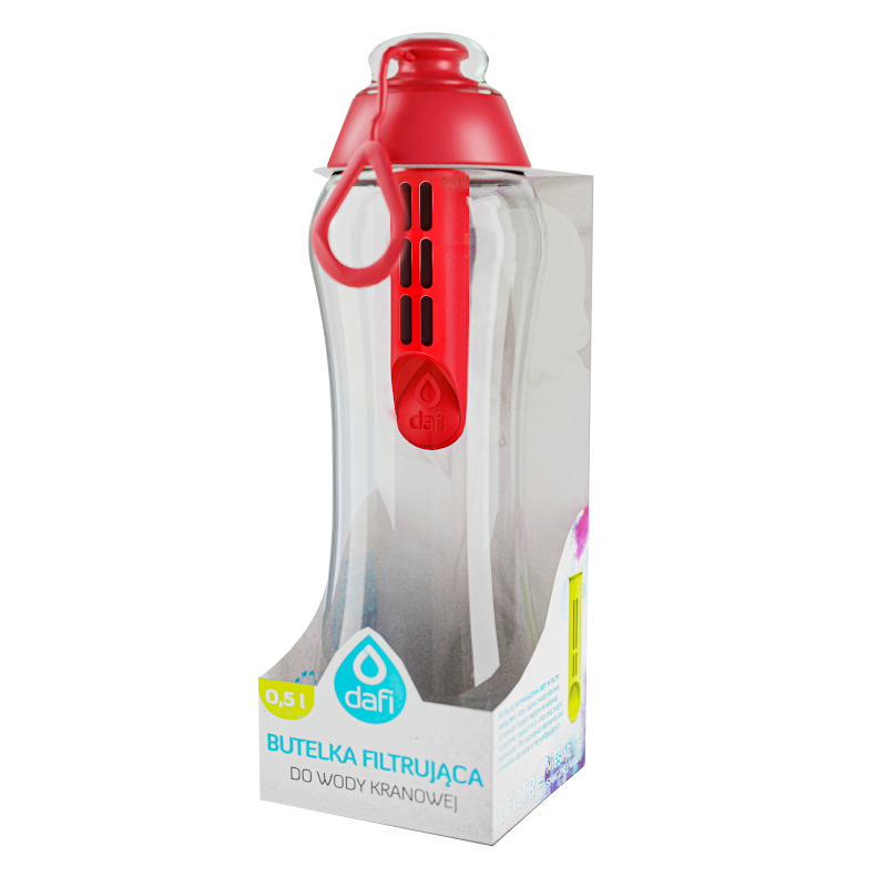 Butelka filtrująca Dafi Soft 500 ml makowa