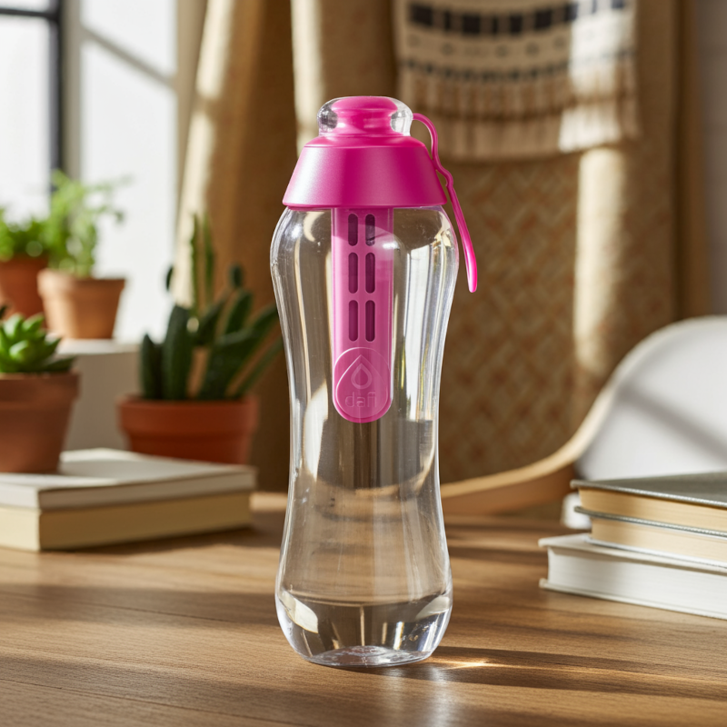 Butelka filtrująca Dafi Soft 500 ml flamingowa + dodatkowy filtr w zestawie Butelka filtrująca Dafi Soft 500 ml flamingowa + dodatkowy filtr w zestawie