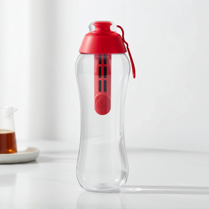 Butelka filtrująca Dafi Soft 700 ml czerwona + dodatkowy filtr Butelka filtrująca Dafi Soft 700 ml czerwona + dodatkowy filtr