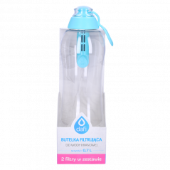 Butelka filtrująca Dafi Soft miętowa 700 ml + dodatkowy filtr