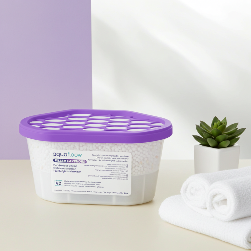 Pochłaniacze wilgoci Aquafloow Filler Lavender o zapachu lawendy 8x400ml Pochłaniacze wilgoci Aquafloow Filler Lavender o zapachu lawendy 8x400ml