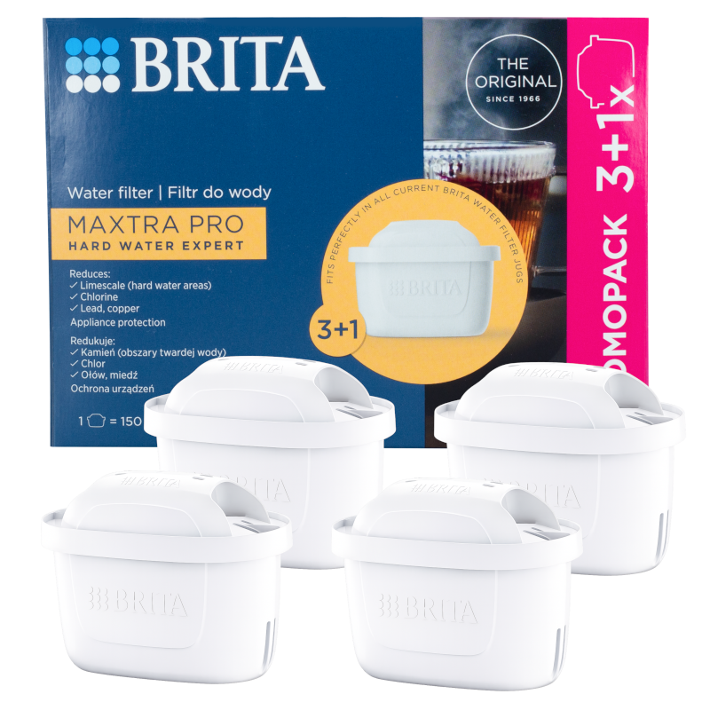 Wkład filtrujący Brita Hard Water Expert do dzbanka, do twardej wody 4 szt.
