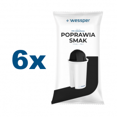 Wkłady filtrujące Wessper Aquaclassic Sport do dzbanka, dla aktywnych - 6 sztuk