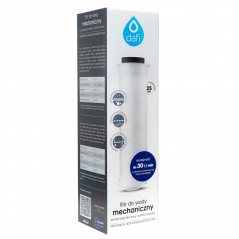 Filtr przepływowy, polipropylenowy Dafi do wody