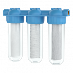 Trójstopniowy system narurowy oczyszczania wody Wessper TripleMax 1"