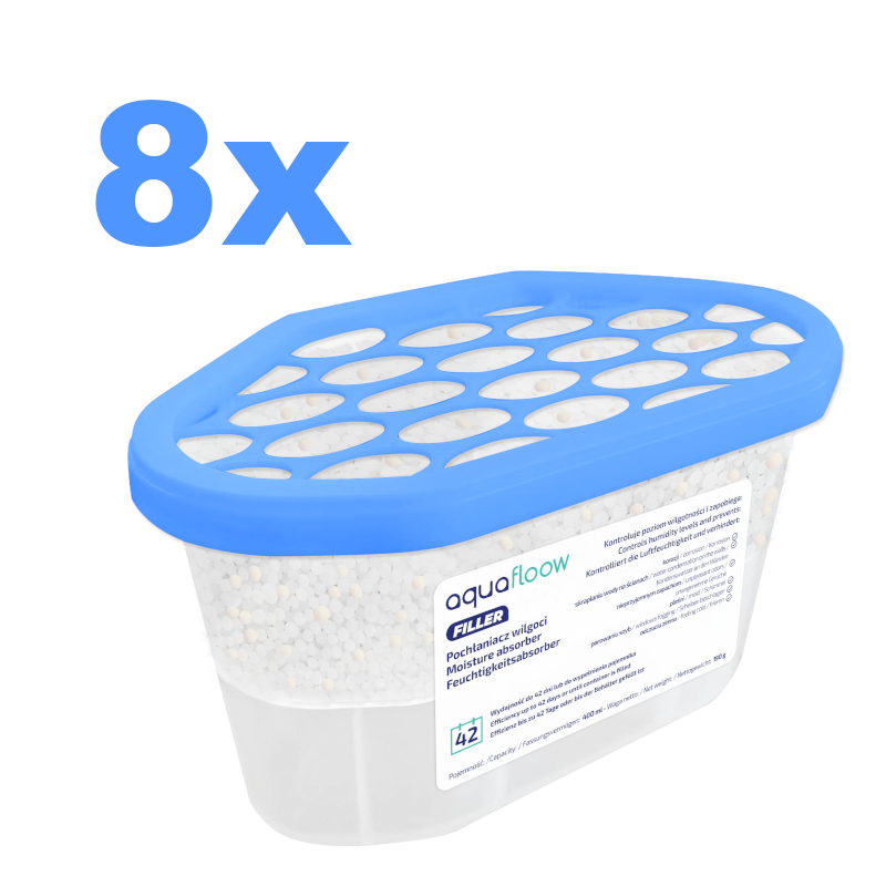 Pochłaniacze wilgoci Aquafloow Filler 8x400ml