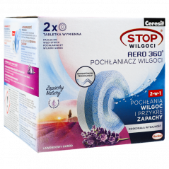Tabletki do pochłaniacza wilgoci Ceresit Aero 360 lawendowy ogród - 2x450 g