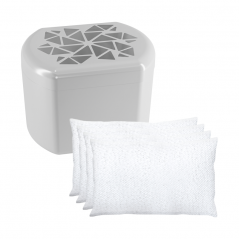 Zestaw: pochłaniacz wilgoci z 4 wkładami AquaFloow 250 g