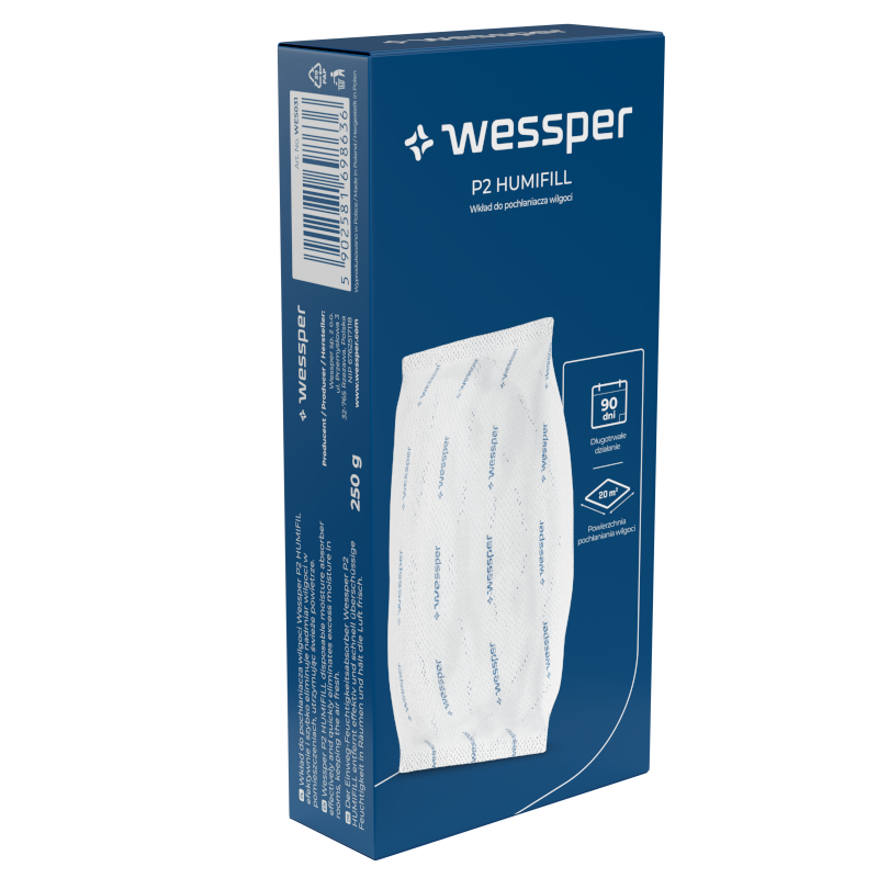 Wkład do pochłaniacza wilgoci Wessper P2 Humifil 250 g