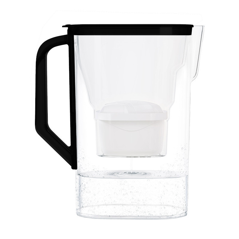 Dzbanek filtrujący Wessper D3 Slim Aquamax 2,7 l czarny z filtrem Aquamax