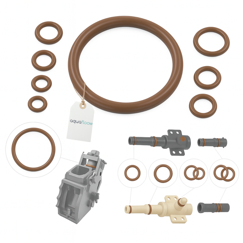 Zestaw 8 uszczelnień kompatybilnych z ekspresami Philips / Saeco