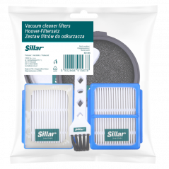 Zestaw filtrów HEPA i wylotowych Sillar kompatybilnych z odkurzaczami AEG, Eletrolux